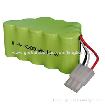 NiMH Rechargeable Battery Pack with 14.4V Voltage